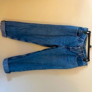 Vintage blue mom-jeans